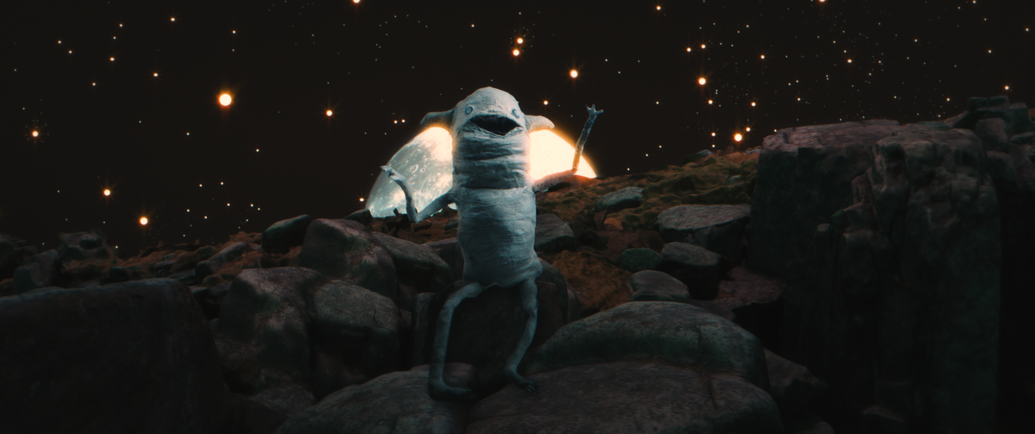 Cute alien science-fiction film The Galactic Ghoul