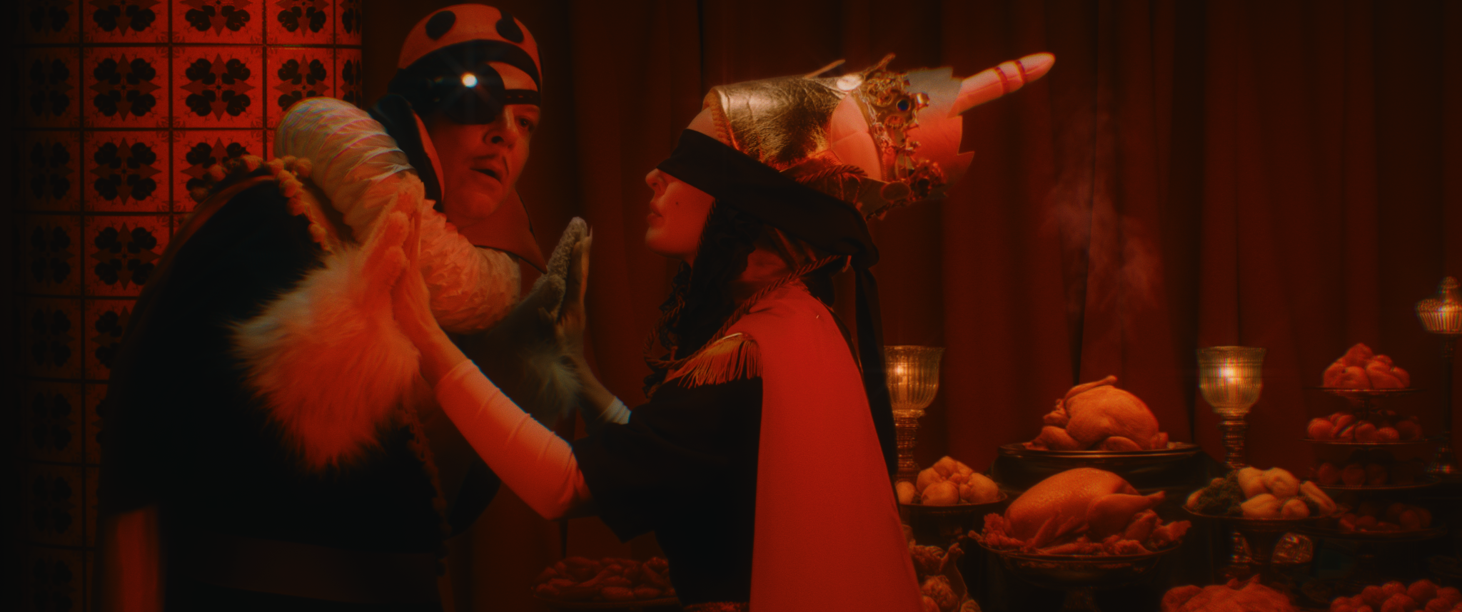 Vincent Hoss-Desmarais with Katharine Isabelle The Galactic Ghoul